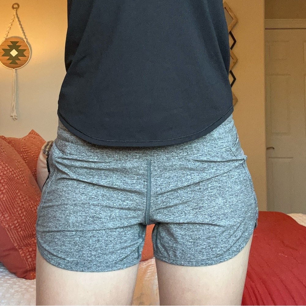 Lululemon Athletica Women's Heather Gray Athletic Shorts